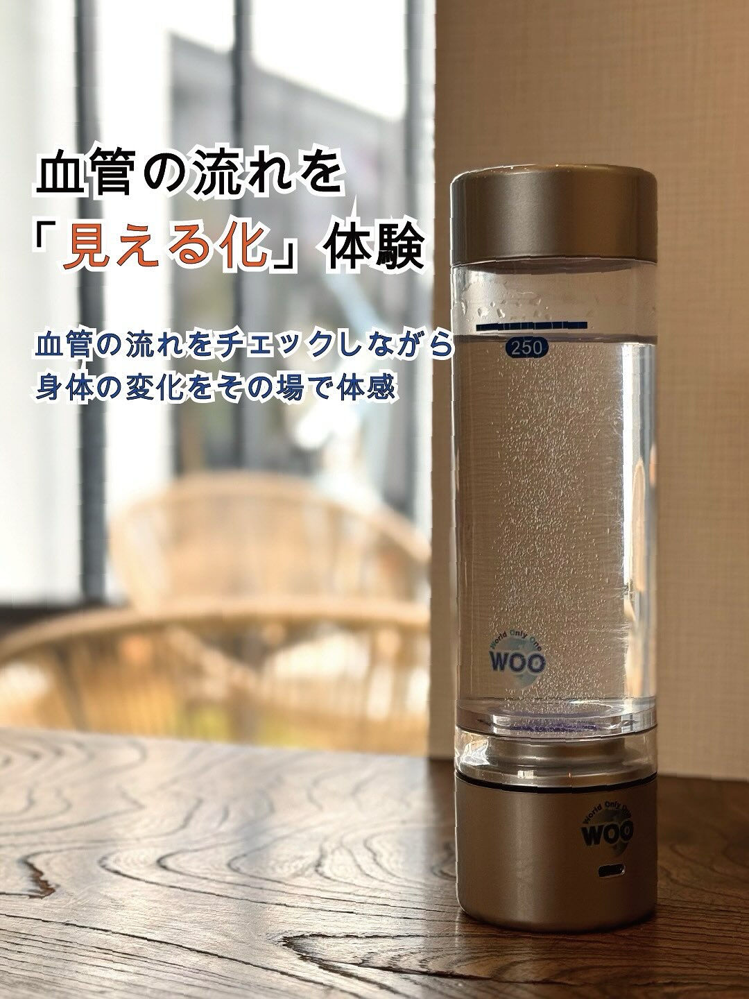 【血管の流れを「見える化」体験 】